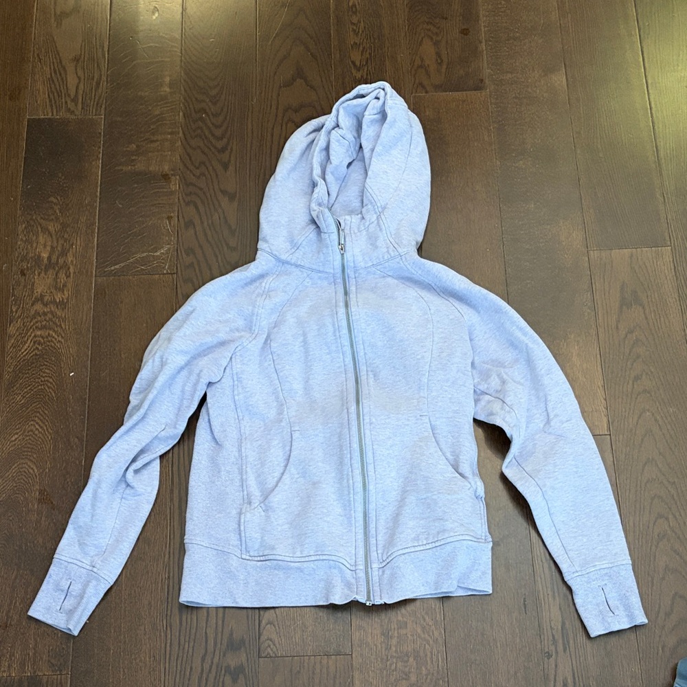 Lululemon Light Purple Zip-Up Hoodie